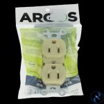 CONTACTO DOBLE MARFIL OCULTO ATERRIZADO ARGOS 8810150