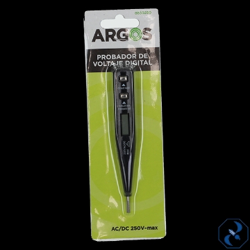 PROBADOR DE VOLTAJE 12-220 V DIGITAL ARGOS 8850250