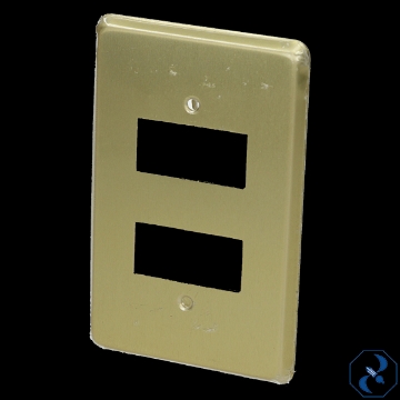 PLACA 2 U ALUMINIO ASTRO PA02