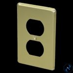 PLACA PARA CONTACTO DUPLEX ALUMINIO ASTRO PA09
