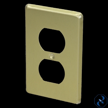 PLACA PARA CONTACTO DUPLEX ALUMINIO ASTRO PA09