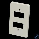 PLACA 2 U ABS PLASTICO MARFIL ASTRO ABS2M