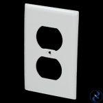 PLACA PARA CONTACTO DUPLEX ABS BLANCA ASTRO ABSOXB
