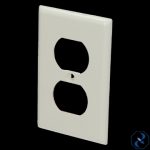 PLACA PARA CONTACTO DUPLEX ABS MARFIL ASTRO ABSOXM