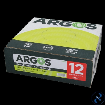 CABLE 12 100 M ROJO ARGOS 1100121