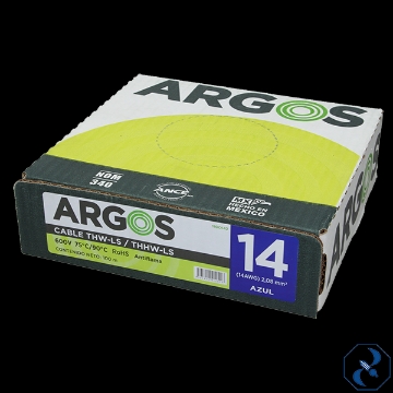 D 1 CABLE 14 100 M AZUL ARGOS 1100142