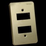 PLACA 2 U ALUMINIO TRADICIONAL100/2R