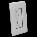 CONTACTO DUPLEX BLANCO POLARIZADO Y ATERRIZADO MODUS RESTYLE E6028BNR