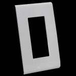 PLACA 4 U CON CHASIS DE RESINA COLOR BLANCO MODUS RESTYLE E5N4BNR
