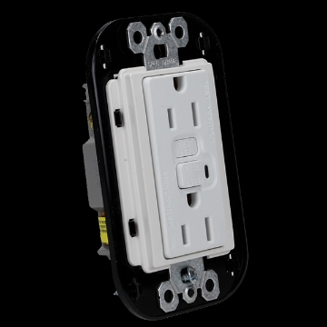 D 1 CONTACTO DUPLEX 2P+T CON ICFT 15A 125V BTICINO MX QZ4028GFC