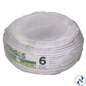 D 1 CABLE 6 100 M BLANCO ARGOS 1100064