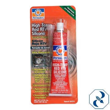 SILICON 80 ML SELLADOR ROJO ALTAS TEMPERATURAS PERMATEX 29374-48