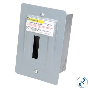 CENTRO DE CARGA 2F EMPOTRAR SQUARED QOD2F