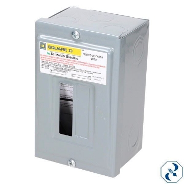 CENTRO DE CARGA 2S SOBREPONER SQUARED QOD2S