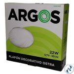 D 1 PLAFON DECORATIVO OSTRA 22W CON LAMPARA T5 127V 9400915