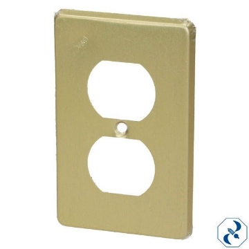 PLACA PARA CONTACTO DUPLEX ALUMINIO SAMY
