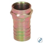 D 1 MACHO RG6 LATON CON ANILLO Y TUERCA SENCILLA ST