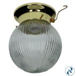 D 1 LUMINARIO LENO DE INT DE TECHO GLOBO C/CADENA PTL-1010/L