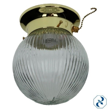 D 1 LUMINARIO LENO DE INT DE TECHO GLOBO C/CADENA PTL-1010/L