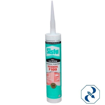 SILICON SISTA F109 300 ML TRANSP USO GENERAL HESDC109UG300T