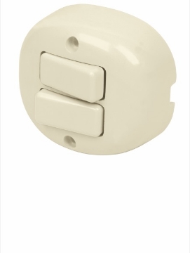 APAGADOR DE SOBREPONER DOBLE VOLTECH APSO-D