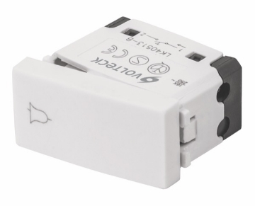 D 12 PULSADOR PARA TIMBRE BLANCO VOLTECH APTI-OB