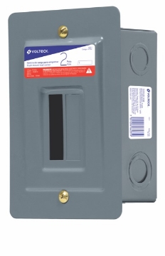 CENTRO DE CARGA EMPOTRABLE 2 POLOS VOLTECH CCE-2