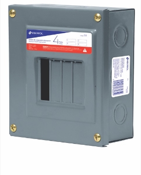 CENTRO DE CARGA DE SOBREPONER 4 POLOS VOLTECH CCS-4