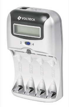D 1 CARGADOR DE PILAS AA AAA RAPIDO VOLTECH CA-RE-4