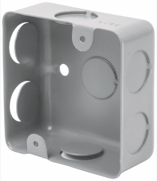 CAJA DE ACERO CUADRADA 3X3 PULG ECONOMICA VOLTECH CCH-3X3E
