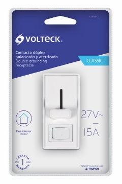 D 5 DIMMER DESLIZABLE CON INTERRUPTOR LINEA CLASSIC VOLTECH DIM-CL2