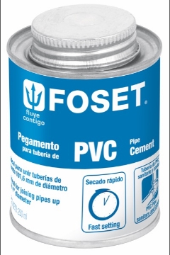 PEGAMENTO PARA PVC EN LATA 250 ML FOSET PPVC-250