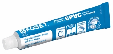 PEGAMENTO PARA CPVC EN TUBO 50ML FOSET PCPVC-50