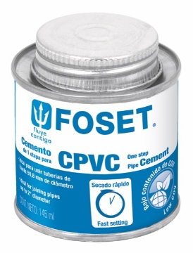 PEGAMENTO PARA CPVC EN LATA 145 ML FOSET PCPVC-145