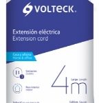 EXTENSION ELECTRICA DOMESTICA 4 M BLANCA VOLTECH ED-4B