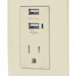 D 3 MODULO CARGADOR CON PUERTO USB MARFIL VOLTECH C