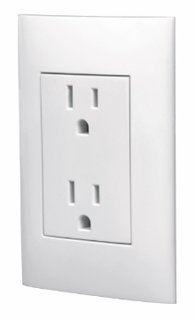 TOMA DE CORRIENTE DUPLEX BLANCO VOLTECH CODO-OB