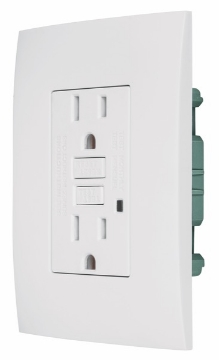 D 3 CONTACTO DOBLE ATERRIZADO BLANCO VOLTECH CODO-GFCIOB