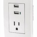 D 3 MODULO CARGADOR CON PUERTO USB BLANCO VOLTECH C