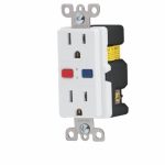 D 5 CONTACTO DOBLE GFCI (FALLA A TIERRA)LINEA CLASSIC VOLTECH CODO-GFCI