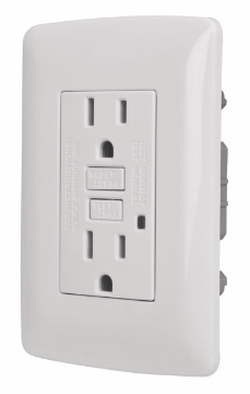 D 3 CONTACTO DOBLE ATERRIZADO COLOR BLANCO VOLTECH CODO-GFCIB