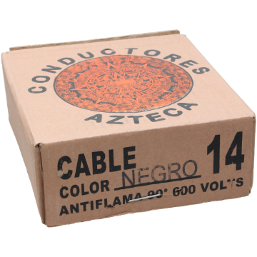 CABLE 14 NEGRO AZTECA