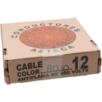 CABLE 12 ROJO AZTECA