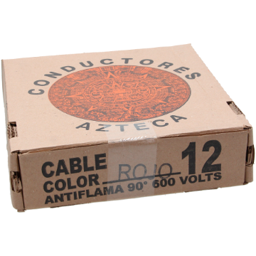CABLE 12 ROJO AZTECA