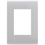 D 1 PLACA DE 3 U CON CHSASIS DE RESINA BLANCO CON LATERALES COLOR MOKA MODUS PRO E5N3MKPTL