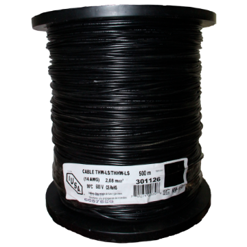 CABLE 14 DE 500 M NEGRO IUSA 301126