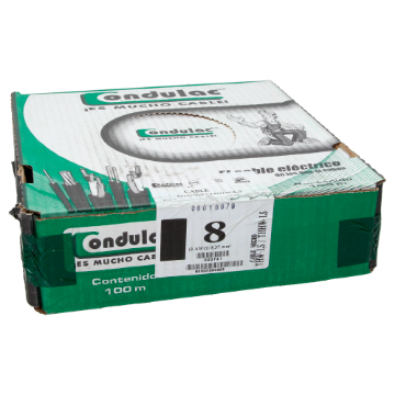 CABLE 8 DE 100 M NEGRO CONDULAC