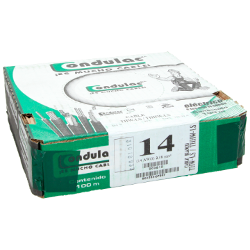 CABLE 14 DE 100 M BLANCO CONDULAC