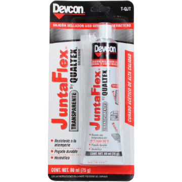 SILICON JUNTAFLEX USO GRAL TRANSP 80 ML DEVCON T-QJT