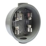 BASE PARA MEDIDOR 4 TERMINALES LEXAN SIN ARILLO E8 IUSA 355 363450